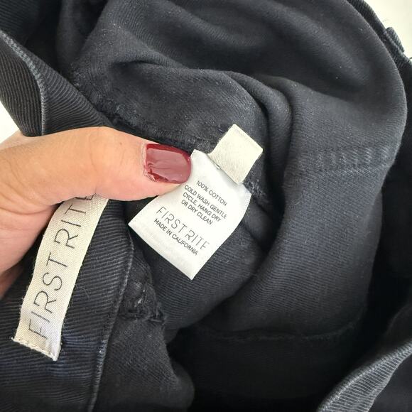 First Rite Wide Leg Trouser High Rise Jeans Black - S - Picture 7 of 9